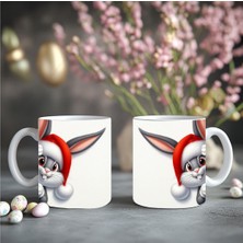 Çağlayan Reklam Sevimli Tavşan Baskılı Kupa Bardak