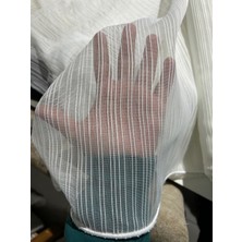 Ünverler Perde Sudem Prestige Seri Çizgili Desen Tül - 3 Metre - Sık Pile 1/3