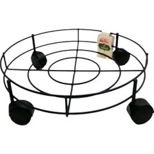 Ankaverse Metal - Siyah Tüp Çek Damacana Altlık (5286)