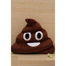 PremiumPort Yumuşacık Poo Emoji Yastık, Renkli ve Eğlenceli Dekorasyon Aksesuarı