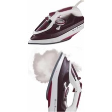 İlkyaz Fashion Modern Tasarım 2200W Dayanıklı Buharlı Seramik Kaplama Ütü ILKYZHB-RS3455