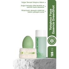 Iva Natura Green Face Shot - Frozen Face Essence 3'lü Set (Essence+Bileklik Havlu+Buz Kalıbı)
