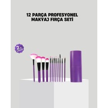 İlkyaz Fashion 12’li Profesyonel Makyaj Fırça Seti Ultra Yumuşak Sentetik Kıllı ILKYZHB-RS3455