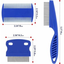 İlkyaz Fashion Evcil Hayvan Tarak Seti 4'lü Bit Tarağı Ked Köpek Tüyüne Uygun ILKYZHB-RS3455