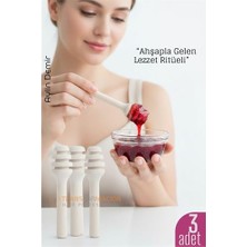 İlkyaz Fashion 3’lü Ahşap Mini Kaşık Seti – 6.5 cm Reçel Bal ve Sos Servisi Için Doğal Sunum Kaşıklar