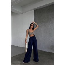 Etiler Collection Üç Düğme Detayli Palazzo Pantolon