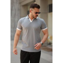 Etiler Collection Erkek Hemşire Yaka Kısa Kollu Tişört