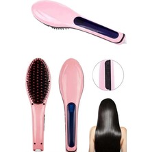 İlkyaz Fashion Saç Fırça Akıllı LCD Ekran Pratik Saç Düzleştirici Tarak Pratik Taşınabilir ILKYZHB-RS3455