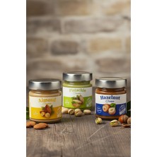 Antep Fıstık Kreması, Badem Kreması, Fındık Kreması 3 Adet x 220 Gr.