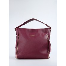 Carrera Bordo Kadın Omuz Çantası CARBYN07 Flt