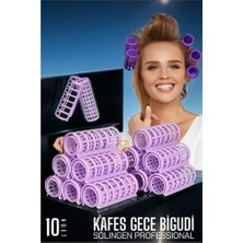 İlkyaz Fashion Turk Kafes Gece Bigudisi 2.5 cm 10 Adet Solingen Professional ILKYZHB-RS3455