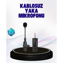 İlkyaz Fashion 2.4 Ghz Kablosuz Yaka Mikrofonu – 60 Metre Menzil Gürültü Azaltma Type-C Şarjlı ILKYZHB-RS345