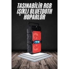İlkyaz Fashion Bluetooth Hoparlör Çift Mikrofonlu Güçlü Ses Kaliteli Kesintisiz Kablosuz ILKYZHB-RS3455