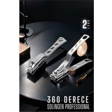 İlkyaz Fashion 360 Derece Tırnak Makası 2 Adet Solingen Profesyonel  ILKYZHB-RS3455