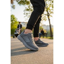 Enoch Erkek Üç Şerit Detaylı Konfor Tabanlı Günlük Spor Ayakkabı Sneaker