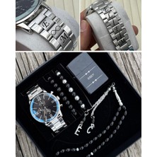 Deepwell Kişiye Özel Isimli Saat Çakmak Tesbih Seti HP87-44