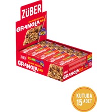 Züber Kırmızı Meyveli Granola Bar 25 G x 15