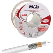 Mag RG59 Fa Mini Anten Kablosu 100 Metre
