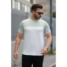 Etiler Collection Erkek Parçalı Renk Kısa Kollu Tişört