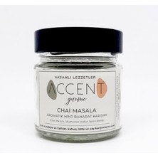 Accent Gurme Chai Masala (Aromatik Hint Baharat Karışımı)-90 gr (Cam Kavanoz)