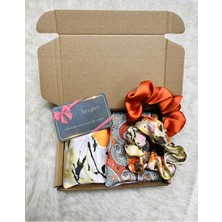 Sevgililer Günü Özel Karma Fular Toka Bandana Hediye Seti