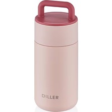 Diller Çelik Termos 350 ml - Pembe Standart
