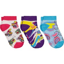 Civil Socks Selfie 3'lü 2-12 Yaş Kız Patik Çorap - Standart 12-13 Yaş