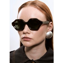 Bilge Karga Emmet Leopard Green Güneş Gözlüğü