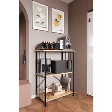 Awox Depola Çok Amaçlı Metal Gövdeli 3 Raflı Düzenleyici Raf Kiler Düzenleyici