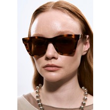 Bilge Karga Rabkin Leopard Brown Güneş Gözlüğü