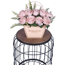 Yapay Çiçek Sitesi Yapay Çiçekli Romantic Çanta Aranjmanı Model 3