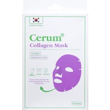 Yüzde Eriyen Kolajen Maskesi | Kolajen - Hyaluronik Asit - Probiyotik | Canlandırıcı | 5 Adet