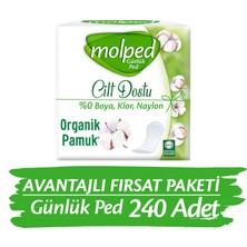 Molped Pure&soft Günlük Ped Avantajlı Fırsat Paketi 240 Adet