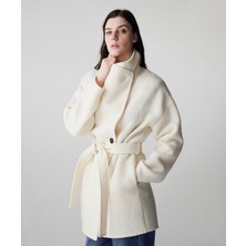 İpekyol Yün içerikli geniş yaka kaban   IW6250008117018