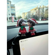 Araç Içi Biblo Sevimli Yılbaşı Bebekleri  Şık Tasarım Tüm Araç Modellerine Uygun