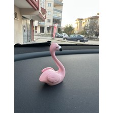 Araç Içi Biblo Sevimli Flamingo  Şık Tasarım Tüm Araç Modellerine Uygun