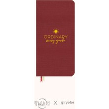 Dokuz Yayınları Ordinary Süresiz Ajanda – Bordo