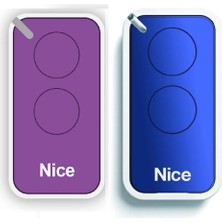 Nice Era Inti 2 Kanallı Otomatik Kapı Kumandası -(1 Adet Lila-1 Adet Mavi)