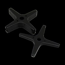 5 Adet Siyah Artı Model Cezvelik Ocak Küçültücü Emaye (4887)