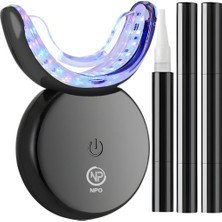 Npo IL32 Mavi Kırmızı Işık Teknolojili 32 Ledli 3 Beyazlatma Jelli Hızlı Diş Beyazlatma Kiti