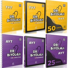 Oksijen Yayınları Oksijen 2026 Tyt Ayt Biyoloji Dr. Biyoloji Video Ders Kitabı + Soru + Deneme Seti 6 Kitap