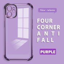 HONTINGA iPhone 11 ile Uyumlu Şeffaf Kılıfı Düşüme Önleyici Basitlik Anti Düşme Kamera Korumali Desen Yumuşak Silikon Telefon Kılıfı Kadın ve Erkek Için Uygundur K3-0000