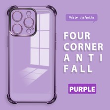 HONTINGA iPhone 14 Pro ile Uyumlu Şeffaf Kılıfı Düşüme Önleyici Basitlik Anti Düşme Kamera Korumali Desen Yumuşak Silikon Telefon Kılıfı Kadın ve Erkek Için Uygundur K3-0000