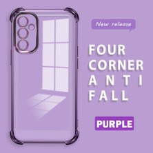 HONTINGA Samsung Galaxy M23 5g ile Uyumlu Şeffaf Kılıfı Düşüme Önleyici Basitlik Anti Düşme Kamera Korumali Desen Yumuşak Silikon Telefon Kılıfı Kadın ve Erkek Için Uygundur K3-0000