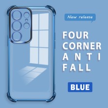 HONTINGA Samsung Galaxy S23 Ultra ile Uyumlu Şeffaf Kılıfı Düşüme Önleyici Basitlik Anti Düşme Kamera Korumali Desen Yumuşak Silikon Telefon Kılıfı Kadın ve Erkek Için Uygundur K3-0000