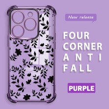 HONTINGA Tecno Spark Go 2024 ile Uyumlu Şeffaf Kılıfı Düşüme Önleyici Basitlik Anti Düşme Kamera Korumali Dal Desen Yumuşak Silikon Telefon Kılıfı Kadın ve Erkek Için Uygundur K3-0221