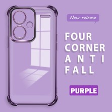 HONTINGA Xiaomi Redmi Note 13 Pro Plus 5g ile Uyumlu Şeffaf Kılıfı Düşüme Önleyici Basitlik Anti Düşme Kamera Korumali Desen Yumuşak Silikon Telefon Kılıfı Kadın ve Erkek Için Uygundur K3-0000
