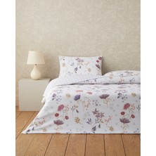 English Home Misty Dream Dijital Baskılı Kolay Ütülenir  Tek Kişilik Nevresim Takımı 160X220 cm Mor