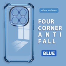 HONTINGA Xiaomi Redmi Note 14 Pro 4g ile Uyumlu Şeffaf Kılıfı Düşüme Önleyici Basitlik Anti Düşme Kamera Korumali Desen Yumuşak Silikon Telefon Kılıfı Kadın ve Erkek Için Uygundur K3-0000