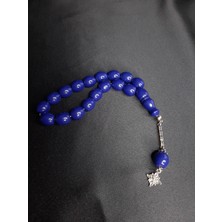 Mryart Kehribar Tozu Lacivert Kaliteli Şakşak Tesbih